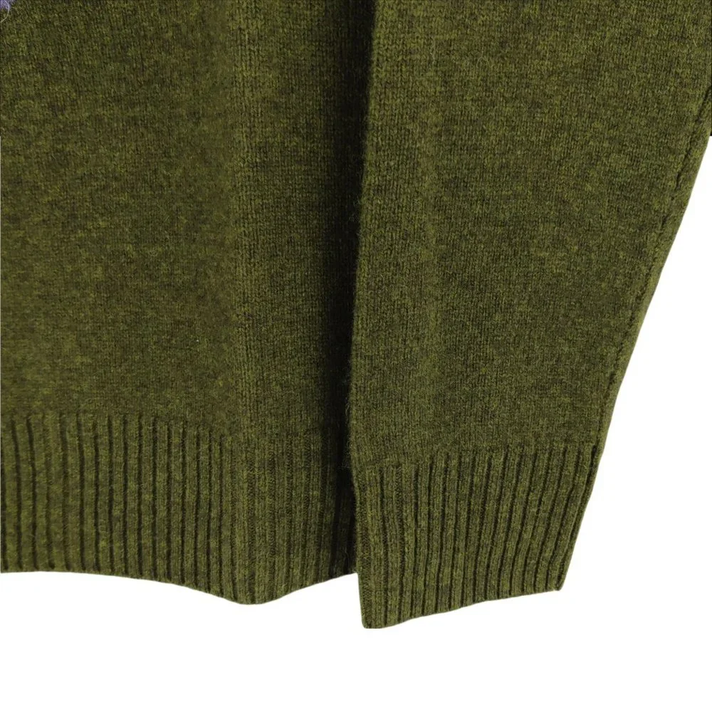 NWT LL Bean x Todd Snyder Trout Fish Wool Sweater Mens Medium - Picture 5 of 8